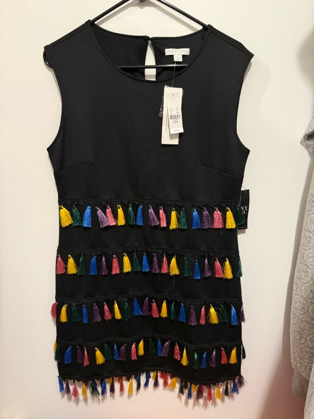 New York and Company NWT tassel dress